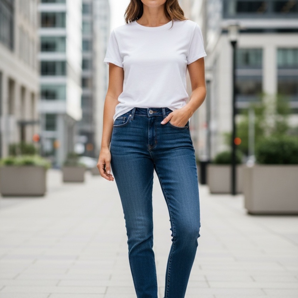 Good American Dark Blue Women's Skinny Jeans